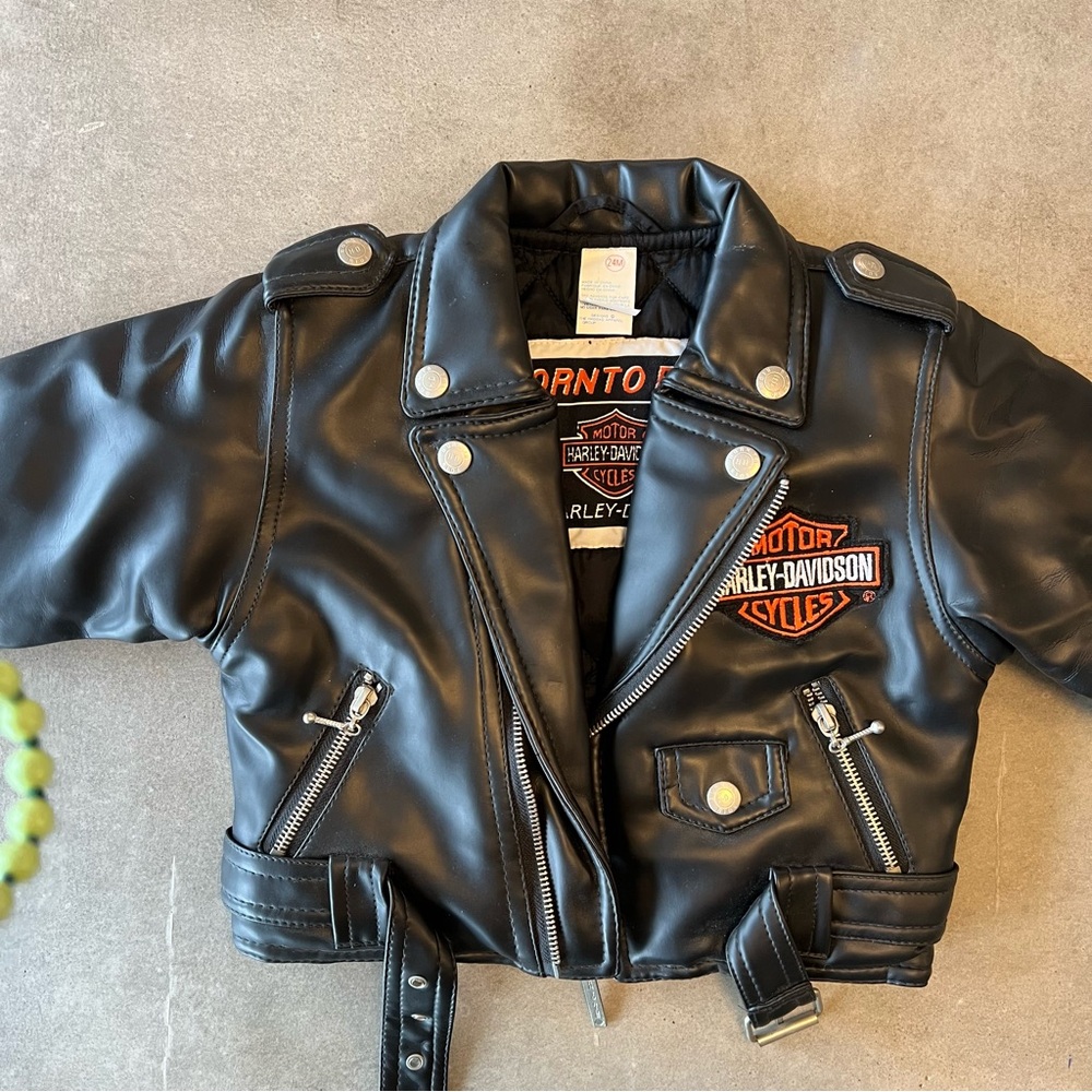 NWT Toddler Leather Jacket